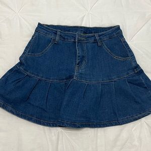 Denim Mini Skirt